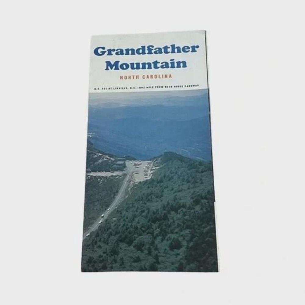 Grandfather Mountain North Carolina Vintage Brochure 1970s
